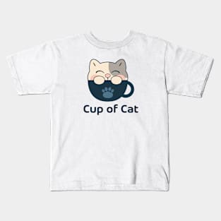 Cup of Cat Kids T-Shirt